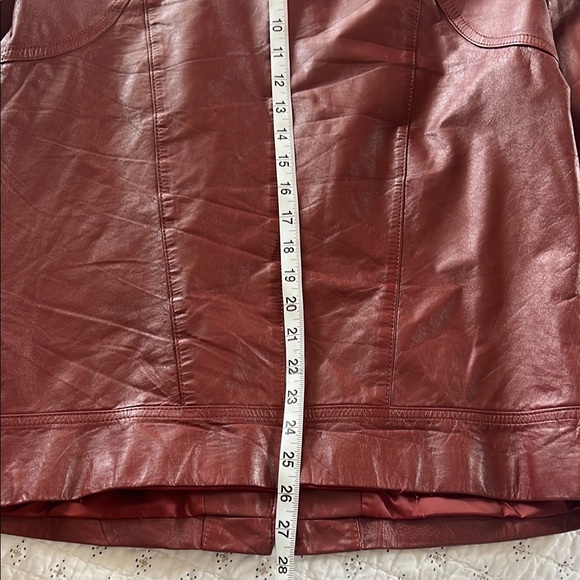 Vintage Jeffery genuine Leather Jacket in Redish Brown - Picture 7 of 10